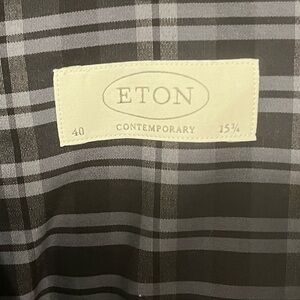 Eton Men's Plaid Shirt